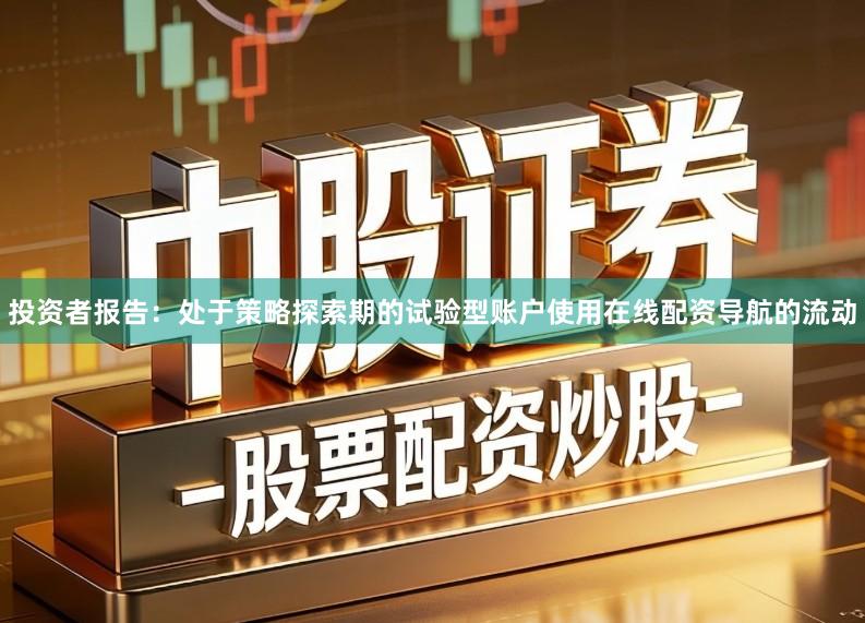 投资者报告：处于策略探索期的试验型账户使用在线配资导航的流动